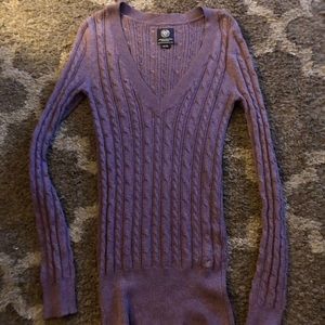 American Eagle Outfitters Lilac V neck sweater